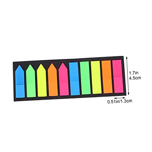 WEKAMOS 2000 Blatt Praktische Selbstklebende Haftnotizen Kleine Bunte Index Tabs Leicht Beschreibbar als Lesezeichen und Etiketten für Büro Schule und Haushalt von WEKAMOS