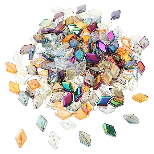 WEKAMOS 200Stücke Facettierte Glasperlen Diamantform DIY Armbänder und Schmuckzubehör für Handwerk und Wohnkultur Á Perlen WEKAMOS 200Stücke Facettierte Glasperlen Diamantform DIY Armbänder und Schmuckzubehör für Handwerk und Wohnkultur Á Perlen von WEKAMOS