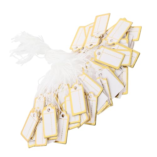 WEKAMOS 200Stücke Preisschilder für Schmuck Anhänger mit Schnur für Kleidung Praktische Preisetiketten für Schmuck und Mode Einfache Handhabung Langlebig WEKAMOS 200Stücke Preisschilder für Schmuck Anhänger mit Schnur für Kleidung Praktische Preisetiketten für Schmuck und Mode Einfache Handhabung Langlebig von WEKAMOS