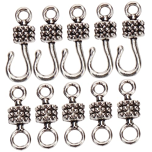 WEKAMOS 20Paare Vintage Armbandverschlüsse Antik Kettenverbinder für DIY Schmuckherstellung für Armbänder Schmuckzubehör für Projekte WEKAMOS 20Paare Vintage Armbandverschlüsse Antik Kettenverbinder für DIY Schmuckherstellung für Armbänder Schmuckzubehör für Projekte von WEKAMOS
