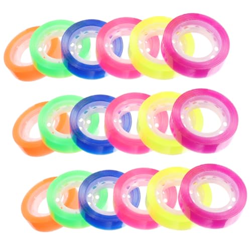 WEKAMOS 24 Rollen Transparentes Klebeband Stark Haftendes Büromaterial Vielseitiges Packband für Schule Büro Geschenkverpackung Leicht Abreißbar und Langlebig WEKAMOS 24 Rollen Transparentes Klebeband Stark Haftendes Büromaterial Vielseitiges Packband für Schule Büro Geschenkverpackung Leicht Abreißbar und Langlebig von WEKAMOS