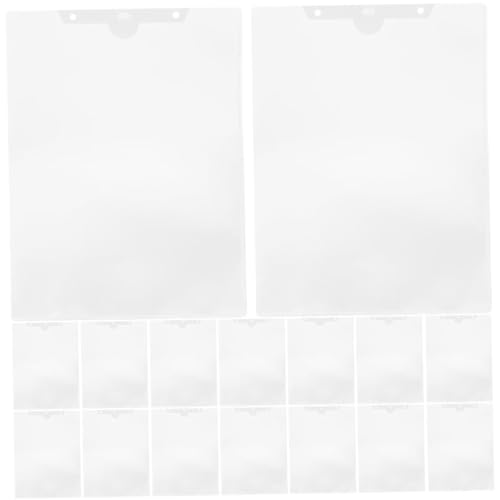 WEKAMOS 24 Stück Teiliges Dokumentenaufbewahrungstaschen Transparente Folientaschen Robuste Dokumentenhüllen Beschreibbar Vielseitig für Büro Schule Reisen zur Organisierten Ablage und von WEKAMOS