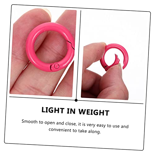 WEKAMOS 24 Stück Teiliges Feder Ringe aus Metall Robuste DIY Schlüsselanhänger Clips Leicht Platzsparend Vielseitig für Taschen Gürtel und Bastelzubehör Zufällige Farbe Zufällige Farbe WEKAMOS 24 Stück Teiliges Feder Ringe aus Metall Robuste DIY Schlüsselanhänger Clips Leicht Platzsparend Vielseitig für Taschen Gürtel und Bastelzubehör Zufällige Farbe Zufällige Farbe von WEKAMOS