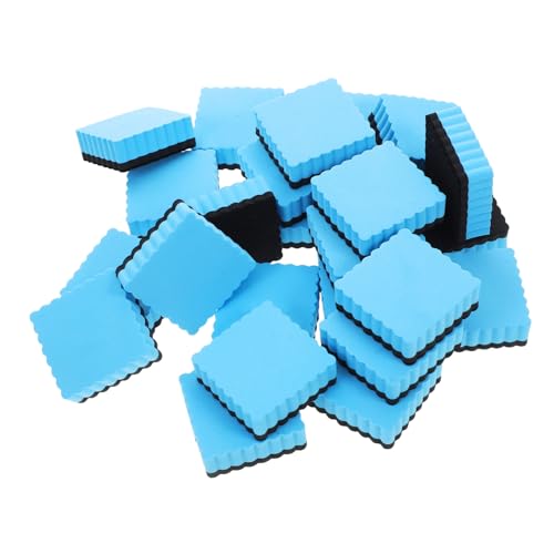 WEKAMOS 24 Stück Whiteboard Radiergummis Whiteboard Radiergummi Whiteboard Trockenradierer Unterrichtsbedarf Schulbedarf Tafelradierer Must Haves Fürs Klassenzimmer Himmelblaues von WEKAMOS