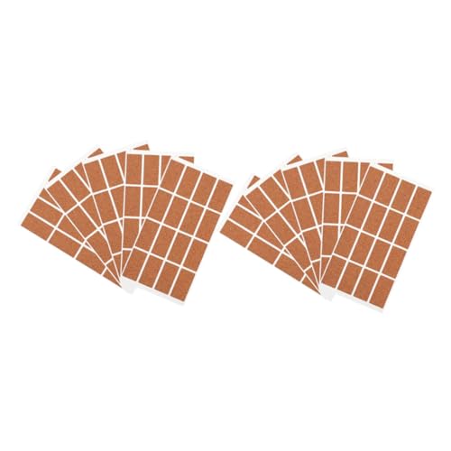 WEKAMOS 240 Stück Beschreibbare Etikettenaufkleber Aus Kork Und Holz – Selbstklebende, Wasserdichte Etiketten Für Glasflaschen, Kosmetikgläser, Konservenbehälter, Zeitschriften, Kreatives von WEKAMOS