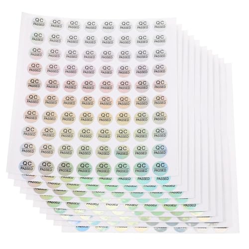 WEKAMOS 2400 Stück Selbstklebende Pass Etiketten Qc Geprüft Aufkleber Für Lagerware Qualitätskontrolle Check Stickers Versandlabels Praktisch Einfach Anzuwenden WEKAMOS 2400 Stück Selbstklebende Pass Etiketten Qc Geprüft Aufkleber Für Lagerware Qualitätskontrolle Check Stickers Versandlabels Praktisch Einfach Anzuwenden von WEKAMOS