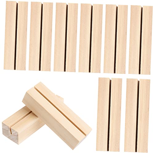 WEKAMOS 25 Stück Holz Fotohalter Rechteckige Kartenhalter für Zuhause und Büro für Konferenzen Events Messen und WEKAMOS 25 Stück Holz Fotohalter Rechteckige Kartenhalter für Zuhause und Büro für Konferenzen Events Messen und von WEKAMOS