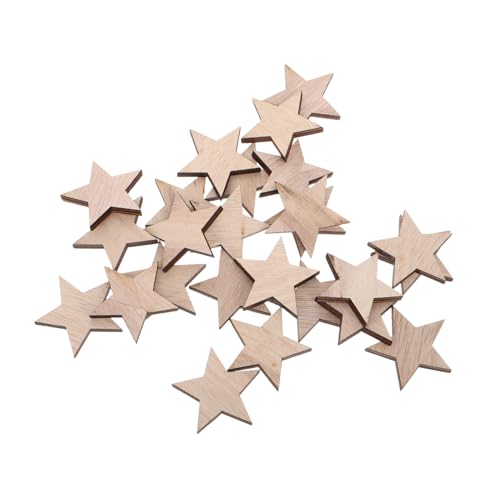 WEKAMOS 25 Stück Holzsterne DIY Holzornamente für Kreative Projekte Natürliche Holzmaserung für Weihnachten Basteln und Festliche Dekoration WEKAMOS 25 Stück Holzsterne DIY Holzornamente für Kreative Projekte Natürliche Holzmaserung für Weihnachten Basteln und Festliche Dekoration von WEKAMOS