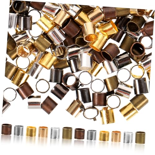 WEKAMOS 2500 Stück Teiliges DIY Schmuckperlen Crimpperlen Bunte Abstandshalter für Halsketten Armbänder Basteln Kupfer Schmuckzubehör Vielseitig Verwendbar WEKAMOS 2500 Stück Teiliges DIY Schmuckperlen Crimpperlen Bunte Abstandshalter für Halsketten Armbänder Basteln Kupfer Schmuckzubehör Vielseitig Verwendbar von WEKAMOS