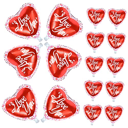 WEKAMOS 25Stücke Herzballons aus Aluminium für Valentinstag Rote Folienballons für Hochzeitsdekoration Romantische Party Verlobungen und Jubiläen Liebevolle Schaffen WEKAMOS 25Stücke Herzballons aus Aluminium für Valentinstag Rote Folienballons für Hochzeitsdekoration Romantische Party Verlobungen und Jubiläen Liebevolle Schaffen von WEKAMOS