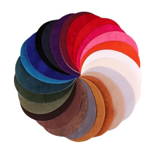 WEKAMOS 25Stücke Wildleder Patches Oval Aufbügel Patches für Kleidung Dekoration und Reparatur für Pullover und Jeans DIY Patchwork Aufkleber für Designs WEKAMOS 25Stücke Wildleder Patches Oval Aufbügel Patches für Kleidung Dekoration und Reparatur für Pullover und Jeans DIY Patchwork Aufkleber für Designs von WEKAMOS