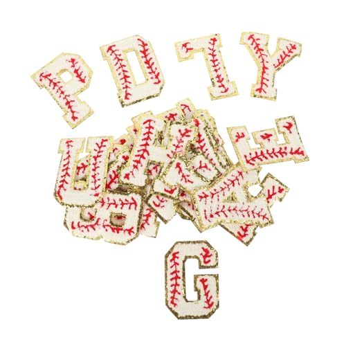 WEKAMOS 26 Stück Teiliges Besticktes Alphabet Bügelpatches Farbige Buchstaben mit Goldfarbenem Rand Waschbare Applikationen zum Aufnähen und Aufbügeln Dekorative Flicken für Kleidung WEKAMOS 26 Stück Teiliges Besticktes Alphabet Bügelpatches Farbige Buchstaben mit Goldfarbenem Rand Waschbare Applikationen zum Aufnähen und Aufbügeln Dekorative Flicken für Kleidung von WEKAMOS