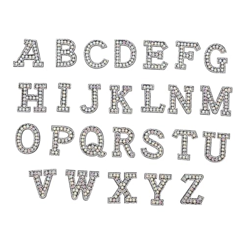 WEKAMOS 26 Stück Teiliges Bügelbild Buchstaben mit Strassstein Applikationen Aufbügelbar und Nähbar Vielseitig für Kleidung Rucksäcke Hüte Kreative DIY textilveredelung alle Englischen WEKAMOS 26 Stück Teiliges Bügelbild Buchstaben mit Strassstein Applikationen Aufbügelbar und Nähbar Vielseitig für Kleidung Rucksäcke Hüte Kreative DIY textilveredelung alle Englischen von WEKAMOS