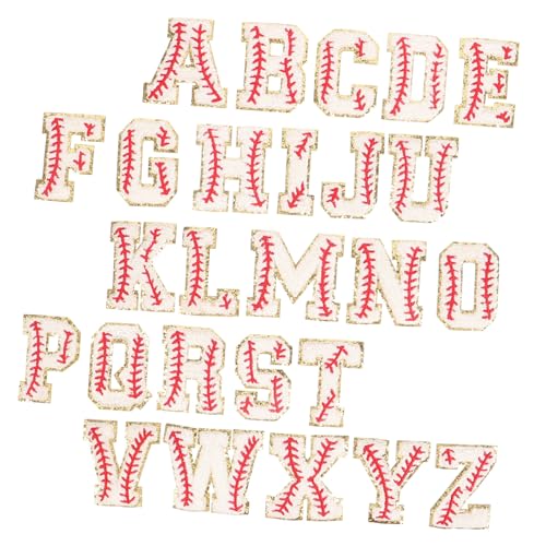 WEKAMOS 26 Stück Teiliges Selbstklebendes Buchstaben Patch Zarte Textilaufnäher Bestickte Stoffbuchstaben zum Aufnähen und Verstärken Vielseitig für Kleidung Taschen Hüte DIY Bastelbedarf WEKAMOS 26 Stück Teiliges Selbstklebendes Buchstaben Patch Zarte Textilaufnäher Bestickte Stoffbuchstaben zum Aufnähen und Verstärken Vielseitig für Kleidung Taschen Hüte DIY Bastelbedarf von WEKAMOS