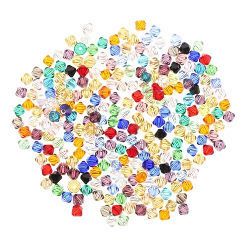 WEKAMOS 280 Stück Facettierte Glasperlen Bunte Rhombenförmige Bastelperlen zum Auffädeln DIY Armband Schmuckherstellung Klare und Farbenfrohe Perlen für Handwerk WEKAMOS 280 Stück Facettierte Glasperlen Bunte Rhombenförmige Bastelperlen zum Auffädeln DIY Armband Schmuckherstellung Klare und Farbenfrohe Perlen für Handwerk von WEKAMOS