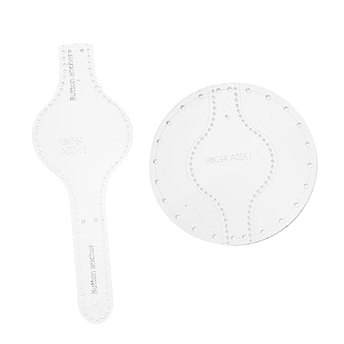 WEKAMOS 2Stücke DIY Leder Bastelvorlage Teiliges Transparente Acryl Schultertaschen Schablone für Präzises von Geldbörsen Muster für Handarbeit WEKAMOS 2Stücke DIY Leder Bastelvorlage Teiliges Transparente Acryl Schultertaschen Schablone für Präzises von Geldbörsen Muster für Handarbeit von WEKAMOS