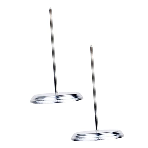 WEKAMOS 2Stücke Metall Quittungshalter mit Schutzkappe Desk Organizer für Restaurant Büro Bank Korrosionsbeständig Langlebig für Rechnungen Memos Tickets von WEKAMOS