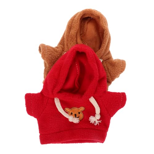 WEKAMOS 2stücke Zwei Bär Kleidung Für Ausgestopfte Bären Hoodie Stofftier Kleidung Bär Puppe Zubehör DIY Accessoires WEKAMOS 2stücke Zwei Bär Kleidung Für Ausgestopfte Bären Hoodie Stofftier Kleidung Bär Puppe Zubehör DIY Accessoires von WEKAMOS