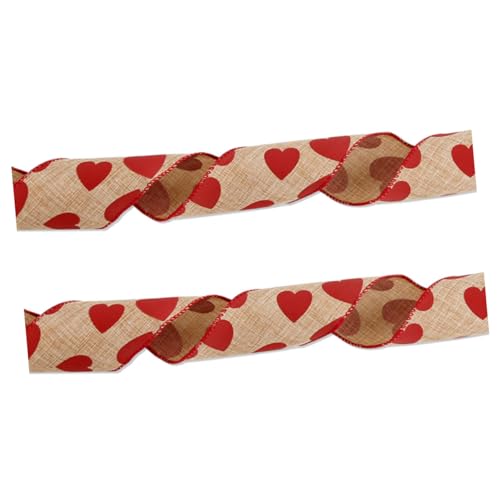 WEKAMOS 3 Rollen Herzmuster Geschenkband Valentinstag Schleifenband Weiß Rot Rot Naturfarben DIY Dekoband für Geschenkverpackung Langlebig Festlich WEKAMOS 3 Rollen Herzmuster Geschenkband Valentinstag Schleifenband Weiß Rot Rot Naturfarben DIY Dekoband für Geschenkverpackung Langlebig Festlich von WEKAMOS