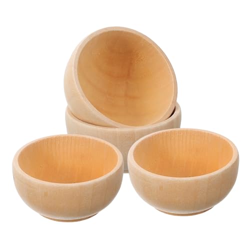 WEKAMOS 3 Sätze Diy Holzspielzeug Schalen Set Kleine Holzschalen Für Mikrolandschafts Dekoration Bastelmaterial Kreativität Und Handfertigkeit Von Kindern 4 Stück * 3 WEKAMOS 3 Sätze Diy Holzspielzeug Schalen Set Kleine Holzschalen Für Mikrolandschafts Dekoration Bastelmaterial Kreativität Und Handfertigkeit Von Kindern 4 Stück * 3 von WEKAMOS