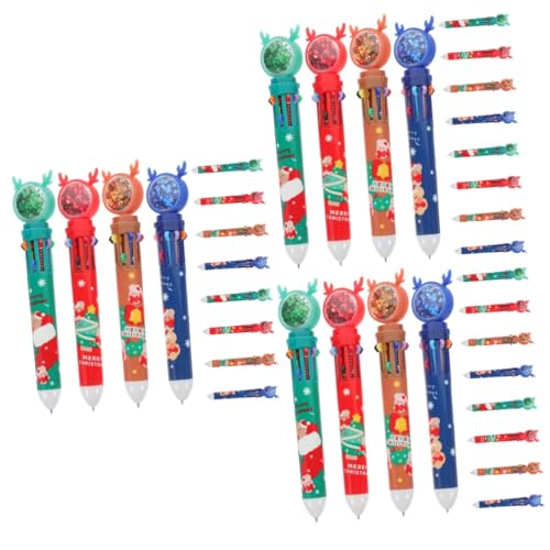 WEKAMOS 3 Sätze Teiliges Weihnachts Kugelschreiber Glatte Schreibstifte Mit Cartoon Design Bunte Leichte Schreibwerkzeuge Für Schüler Kreative Xmas Praktische Büro Und 12 Stück * 3 WEKAMOS 3 Sätze Teiliges Weihnachts Kugelschreiber Glatte Schreibstifte Mit Cartoon Design Bunte Leichte Schreibwerkzeuge Für Schüler Kreative Xmas Praktische Büro Und 12 Stück * 3 von WEKAMOS
