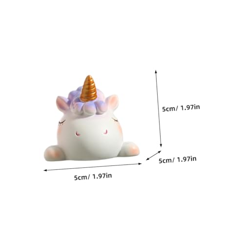 WEKAMOS 3 Stück Kreative Desktop Notizhalter Tier Motiv Resin Memo Klammern Stabile Foto und Kartenhalter für Büro Zuhause Partydeko Geschenkidee Niedliche Hasen Einhorn Designs von WEKAMOS
