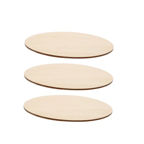 WEKAMOS 3 Stück Runde Holzscheiben Naturbelassene Blank Wood Pieces Leichte DIY Holzscheiben für Basteln Scrapbooking Geschenklabel Langlebige Holzplatten für Kreative Handarbeiten WEKAMOS 3 Stück Runde Holzscheiben Naturbelassene Blank Wood Pieces Leichte DIY Holzscheiben für Basteln Scrapbooking Geschenklabel Langlebige Holzplatten für Kreative Handarbeiten von WEKAMOS