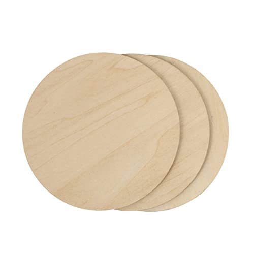 WEKAMOS 3 Stück Runde Holzscheiben Unbehandelte DIY Holzplatten für Bastelarbeiten Dekorationen und Malerei Naturholz für Kreative Projekte WEKAMOS 3 Stück Runde Holzscheiben Unbehandelte DIY Holzplatten für Bastelarbeiten Dekorationen und Malerei Naturholz für Kreative Projekte von WEKAMOS