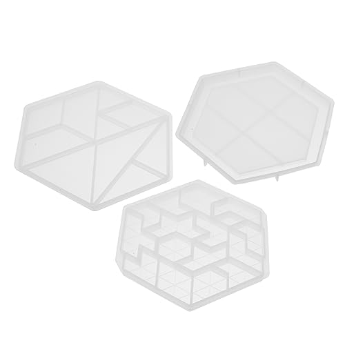 WEKAMOS 3 Stück Silikon Puzzle Formen für DIY Non Stick Epoxidharz Formen Kreative Bastelideen für Persönliche Dekoration Geeignet für Heimdekoration und WEKAMOS 3 Stück Silikon Puzzle Formen für DIY Non Stick Epoxidharz Formen Kreative Bastelideen für Persönliche Dekoration Geeignet für Heimdekoration und von WEKAMOS