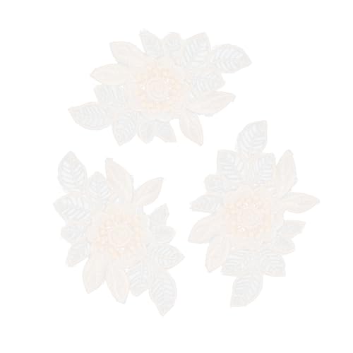 WEKAMOS 3 Stück Spitzen Patches zum Aufnähen und Aufbügeln DIY Kleidungsflicken für Reparatur und Dekoration von Kleidung Taschen Schuhen und Vielseitiges Nähzubehör mit Blumenmuster WEKAMOS 3 Stück Spitzen Patches zum Aufnähen und Aufbügeln DIY Kleidungsflicken für Reparatur und Dekoration von Kleidung Taschen Schuhen und Vielseitiges Nähzubehör mit Blumenmuster von WEKAMOS