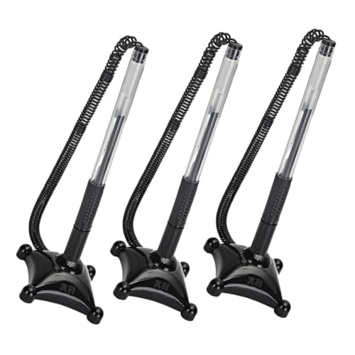 WEKAMOS 3 Stück Teiliges Business Signature Pen Schwarze Gel Kugelschreiber mit Ständer Vertikale Tischstifte für Büro Hotel Bank und Konferenzräume Langlebig und Angenehm Handhabung WEKAMOS 3 Stück Teiliges Business Signature Pen Schwarze Gel Kugelschreiber mit Ständer Vertikale Tischstifte für Büro Hotel Bank und Konferenzräume Langlebig und Angenehm Handhabung von WEKAMOS