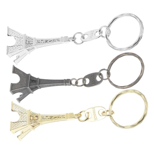 WEKAMOS 3 Stück Teiliges Eiffelturm Schlüsselanhänger Vintage Anhänger Gold Silber Antik Dekorativer Taschenanhänger und Robuster Schlüsselhalter Stilvoll und Langlebig für Damen und WEKAMOS 3 Stück Teiliges Eiffelturm Schlüsselanhänger Vintage Anhänger Gold Silber Antik Dekorativer Taschenanhänger und Robuster Schlüsselhalter Stilvoll und Langlebig für Damen und von WEKAMOS