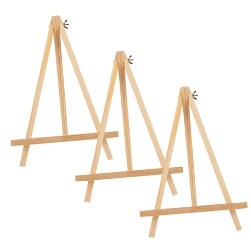 WEKAMOS 3 Stück Teiliges Faltbares Holz Staffelei Kleiner Tisch Stativ Displayständer für Malerei und Fotos Stabiler Dreibeiniger Bildhalter für Anfänger Kunstunterricht und Ausstellungen WEKAMOS 3 Stück Teiliges Faltbares Holz Staffelei Kleiner Tisch Stativ Displayständer für Malerei und Fotos Stabiler Dreibeiniger Bildhalter für Anfänger Kunstunterricht und Ausstellungen von WEKAMOS