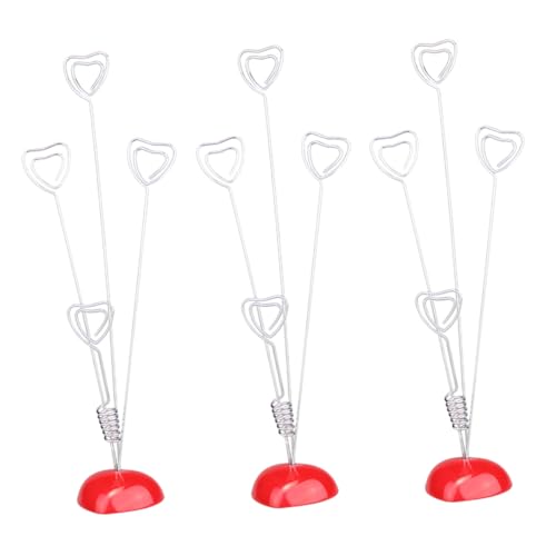 WEKAMOS 3 Stück Teiliges Herz design Memo Clip Metall Fotohalter für Tischkarten Notizhalter Büro Dekoration Geschenkidee WEKAMOS 3 Stück Teiliges Herz design Memo Clip Metall Fotohalter für Tischkarten Notizhalter Büro Dekoration Geschenkidee von WEKAMOS