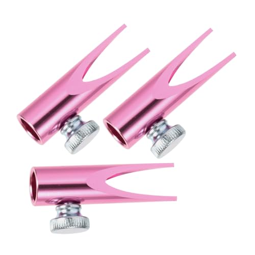 WEKAMOS 3 Stück Teiliges Metall-makeup-Anspitzer aus Aluminiumlegierung mit U-förmigen Schlitzen Präziser und Stabiler Anspitzer für Augenbrauen Lippenstifte für Künstler Schüler und von WEKAMOS