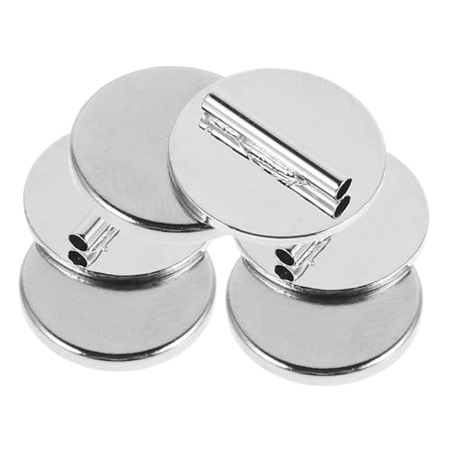 WEKAMOS 3 Stück Teiliges Mini Magnetbroschen Metall broschenhalter mit Starkem Magnetverschluss Kompakte Anstecker für Kleidung DIY broschenbefestigung Modische Magnetbroschen für Damen von WEKAMOS