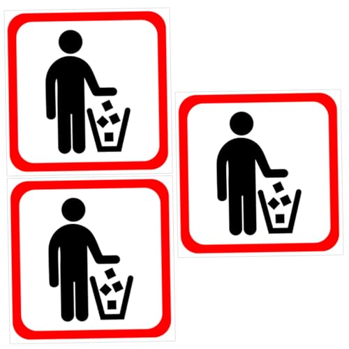 WEKAMOS 3 Stück Teiliges Mülltonnen Aufkleber PVC Mülltonnen Sticker Selbstklebend Wasserresistent für Wohnzimmer Küche Bad Langlebig Glatte Oberfläche für Abfallbehälter Zuhause Büro WEKAMOS 3 Stück Teiliges Mülltonnen Aufkleber PVC Mülltonnen Sticker Selbstklebend Wasserresistent für Wohnzimmer Küche Bad Langlebig Glatte Oberfläche für Abfallbehälter Zuhause Büro von WEKAMOS