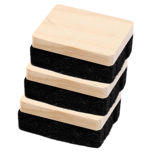 WEKAMOS 3 Stück Teiliges Schwarzer Filz Tafellöscher aus Holz und Leicht Effektiver Kreidetafelreiniger für Klassenzimmer Büro und Schule Langlebig und Schonend für Oberflächen WEKAMOS 3 Stück Teiliges Schwarzer Filz Tafellöscher aus Holz und Leicht Effektiver Kreidetafelreiniger für Klassenzimmer Büro und Schule Langlebig und Schonend für Oberflächen von WEKAMOS