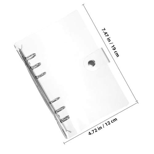 WEKAMOS 3 Stück Teiliges Transparentes PVC Notizbuch Hülle Nachfüllbare Ringbuch Schutzhülle Langlebig Leicht zu Reinigen für Schule Büro Lehrer und Studenten WEKAMOS 3 Stück Teiliges Transparentes PVC Notizbuch Hülle Nachfüllbare Ringbuch Schutzhülle Langlebig Leicht zu Reinigen für Schule Büro Lehrer und Studenten von WEKAMOS