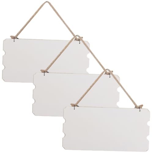 WEKAMOS 3 Stück Teiliges Unvollendetes Holzschild zum Bemalen Glatte Oberfläche Langlebiges Material zum Kreativen Basteln und Individuellen Weihnachtsdekor für Wand und Türdekorationen WEKAMOS 3 Stück Teiliges Unvollendetes Holzschild zum Bemalen Glatte Oberfläche Langlebiges Material zum Kreativen Basteln und Individuellen Weihnachtsdekor für Wand und Türdekorationen von WEKAMOS