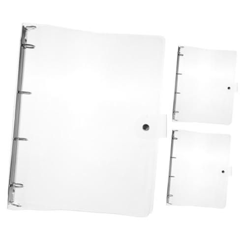 WEKAMOS 3 Stück Transparente Ringbuch Ordner Teiliges mit Kreativem Knopfverschluss Multifunktionale Dokumentenmappe für Büro Schule und Zuhause Robuster Organizer für Effiziente Ablage WEKAMOS 3 Stück Transparente Ringbuch Ordner Teiliges mit Kreativem Knopfverschluss Multifunktionale Dokumentenmappe für Büro Schule und Zuhause Robuster Organizer für Effiziente Ablage von WEKAMOS