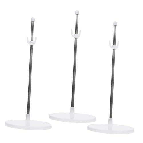 WEKAMOS 3 Stück Verstellbare Puppenständer Teiliges aus Kunststoff Tragbar Leicht zu Reinigen Dekorative Puppenhalter für Figuren zur Raumorganisation und Puppenpräsentation WEKAMOS 3 Stück Verstellbare Puppenständer Teiliges aus Kunststoff Tragbar Leicht zu Reinigen Dekorative Puppenhalter für Figuren zur Raumorganisation und Puppenpräsentation von WEKAMOS