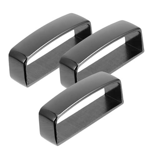 WEKAMOS 3 Stück Zinklegierung Gürtelschlaufenhalter Belt Loop Keeper für Herren Gürtelbefestigung Robust Einfach zu Befestigen Verhindert Rutschen Geeignet für Gürtelschlaufen von WEKAMOS