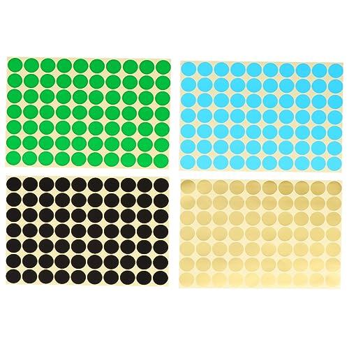WEKAMOS 30 Blatt Bunte Punkte Aufkleber Selbstklebende Etiketten für Runde Farbige Markierungsetiketten für DIY Bastelprojekte und Etikettierung WEKAMOS 30 Blatt Bunte Punkte Aufkleber Selbstklebende Etiketten für Runde Farbige Markierungsetiketten für DIY Bastelprojekte und Etikettierung von WEKAMOS
