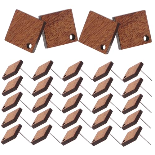 WEKAMOS 30 Stück Geometrische Holz Ohrstecker für DIY Schmuck Ohrringe Selber Machen Earring Posts Holz für Kreative Ohrschmuck Accessoires WEKAMOS 30 Stück Geometrische Holz Ohrstecker für DIY Schmuck Ohrringe Selber Machen Earring Posts Holz für Kreative Ohrschmuck Accessoires von WEKAMOS
