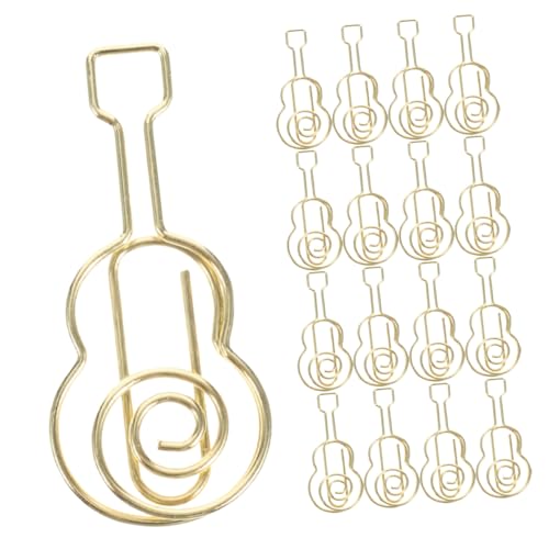 WEKAMOS 30 Stück Gitarren Büroklammern Lesezeichen Neuartige Büroklammern Große Goldene Büroklammern Mini Büroklammern Ordner Büroklammern Büroklammer Seitenmarker Foto WEKAMOS 30 Stück Gitarren Büroklammern Lesezeichen Neuartige Büroklammern Große Goldene Büroklammern Mini Büroklammern Ordner Büroklammern Büroklammer Seitenmarker Foto von WEKAMOS