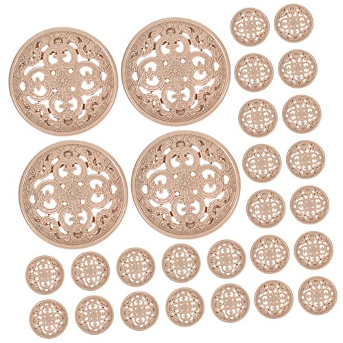 WEKAMOS 30 Stück Hollow out Metallknöpfe für Diy Nähprojekte Goldene Deko Knöpfe für Kleidung Jacken Hüte und Mehr von WEKAMOS