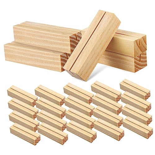 WEKAMOS 30 Stück Holz Tischkartenhalter Platzkartenhalter für Hochzeiten Menüs Fotos Rustikale Dekoration Vielseitig Einsetzbar für Feiern Restaurants und WEKAMOS 30 Stück Holz Tischkartenhalter Platzkartenhalter für Hochzeiten Menüs Fotos Rustikale Dekoration Vielseitig Einsetzbar für Feiern Restaurants und von WEKAMOS