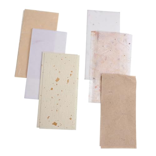 WEKAMOS 30 Stück Retro DIY Kraftpapier Teiliges für Bastelarbeiten Scrapbooking und Journals Hochwertige Langlebige Handwerksmaterialien für Kreative Projekte von WEKAMOS