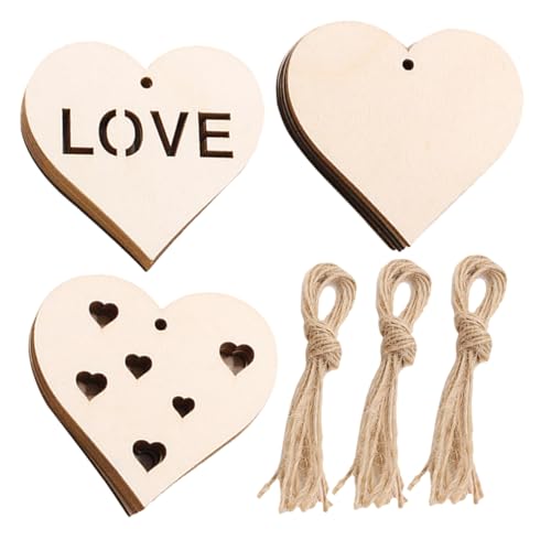WEKAMOS 30 Stück Teiliges Holzherzen zum Basteln Unbehandelte Herzornamente aus Robustem Holz für Valentinstag Dekoration und DIY Projekte Natürliche Holzscheiben für Personalisierte WEKAMOS 30 Stück Teiliges Holzherzen zum Basteln Unbehandelte Herzornamente aus Robustem Holz für Valentinstag Dekoration und DIY Projekte Natürliche Holzscheiben für Personalisierte von WEKAMOS